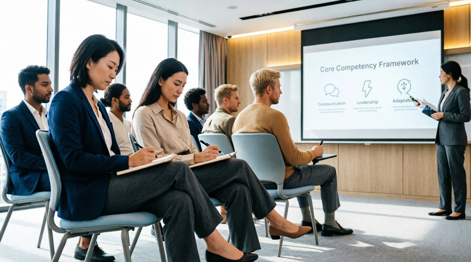 Corporate training session